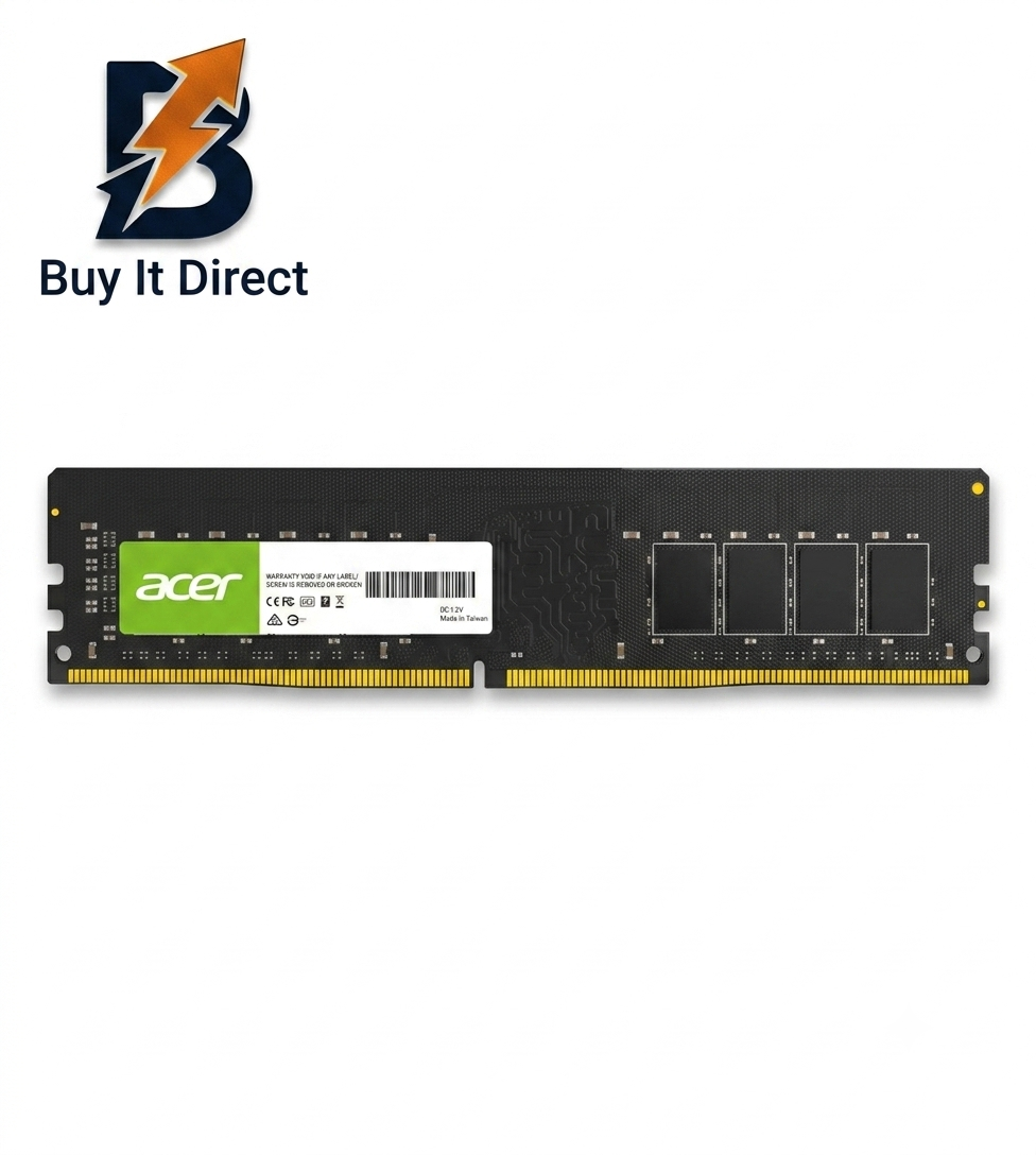 ذاكرة وصول عشوائي (RAM) من نوع Acer بسعة 8 جيجابايت من نوع DDR4 بتردد 3200 ميجاهرتز، وحدة واحدة لأجهزة الكمبيوتر المكتبية