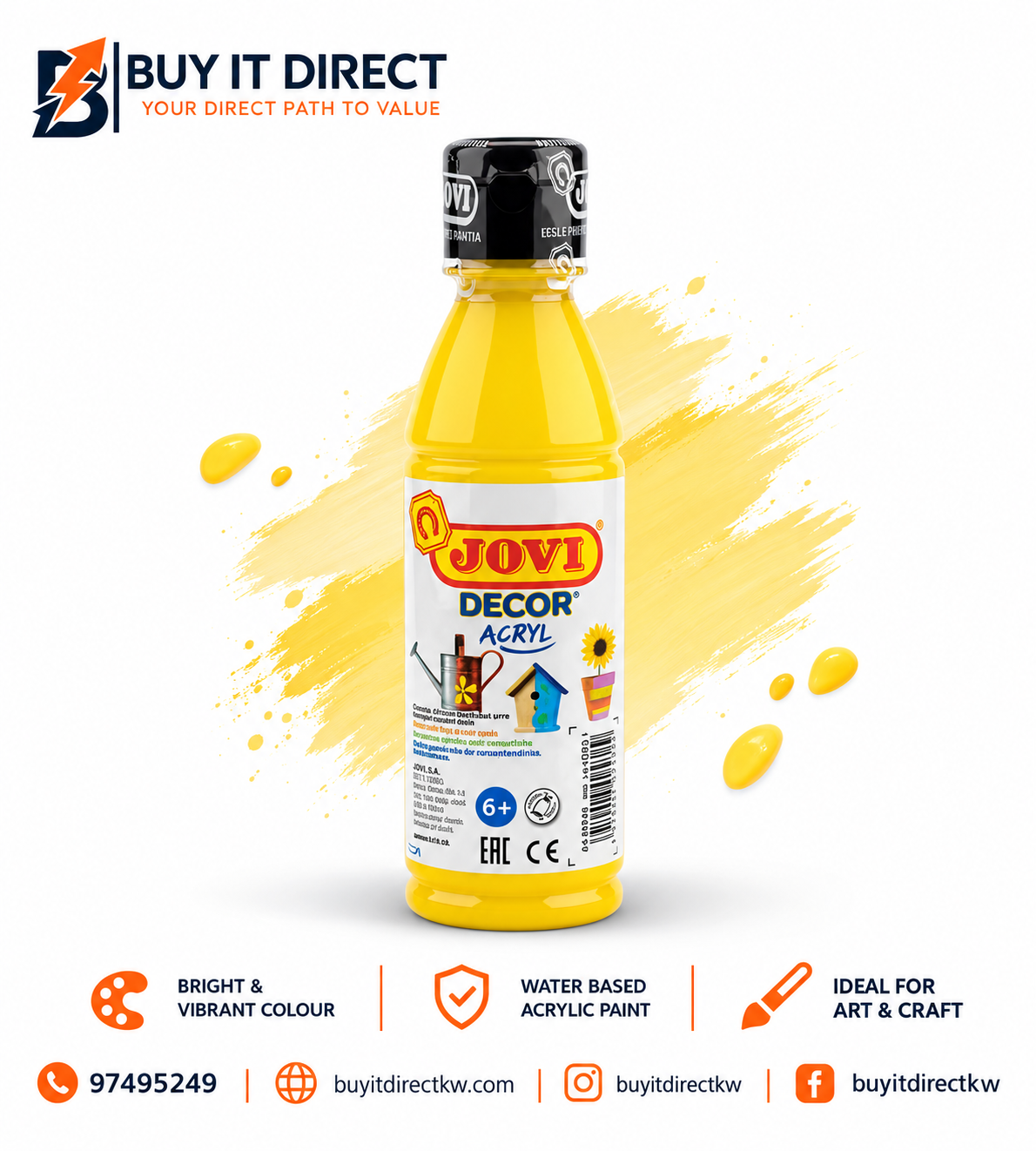 JOVI DECOR ACRYL Yellow