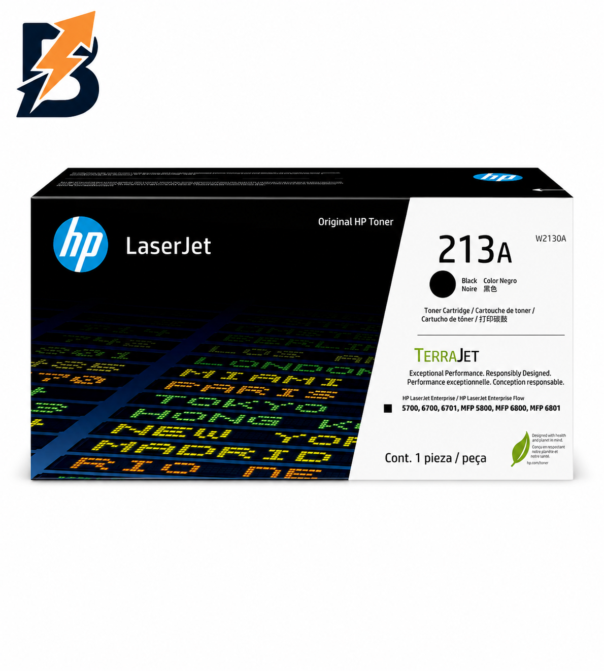 HP 213A Black Color – 3500 Pages / Black Color / Toner Cartridge 