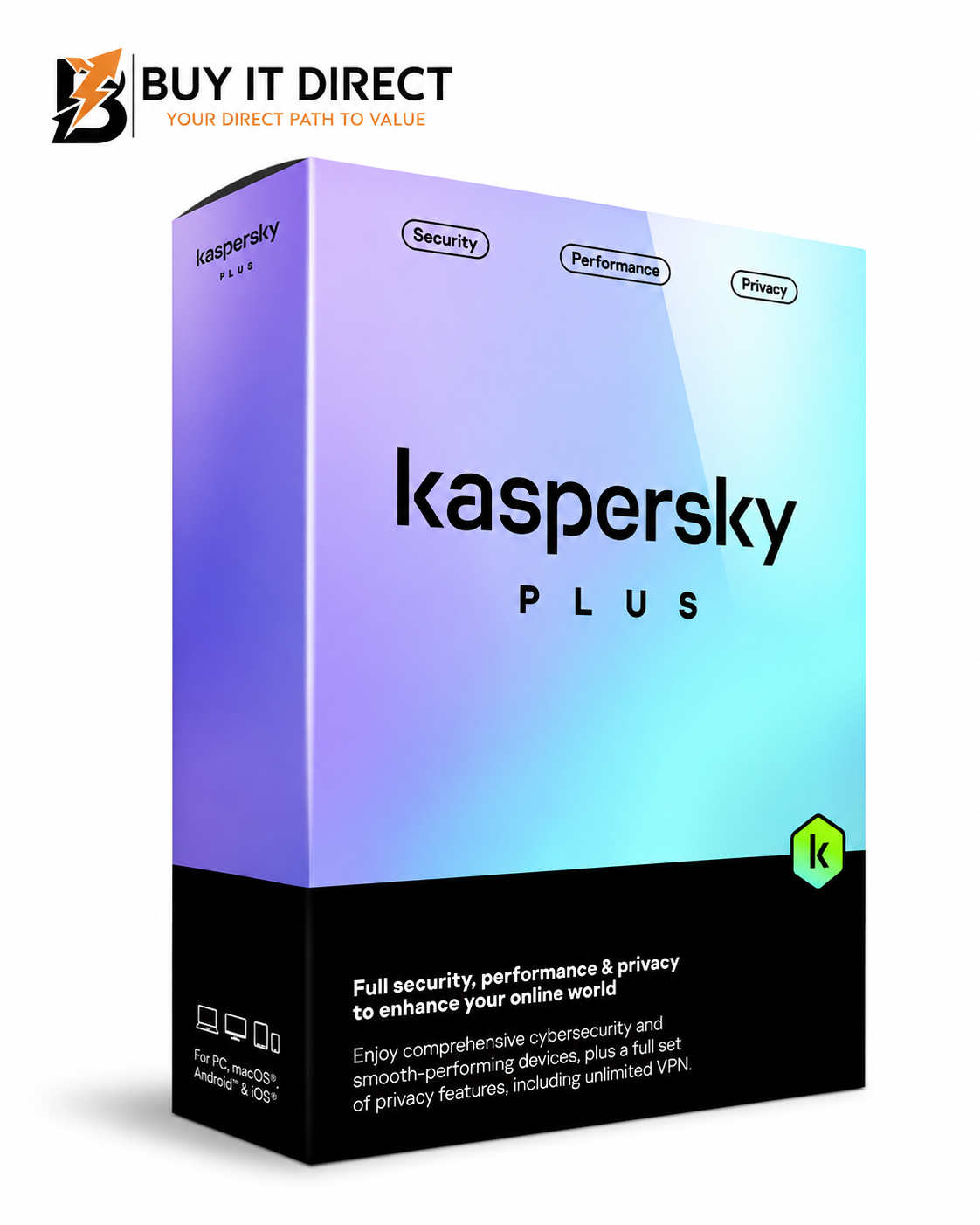 Kaspersky Plus Internet Security 2025 3 Devices 1 Year Subscription