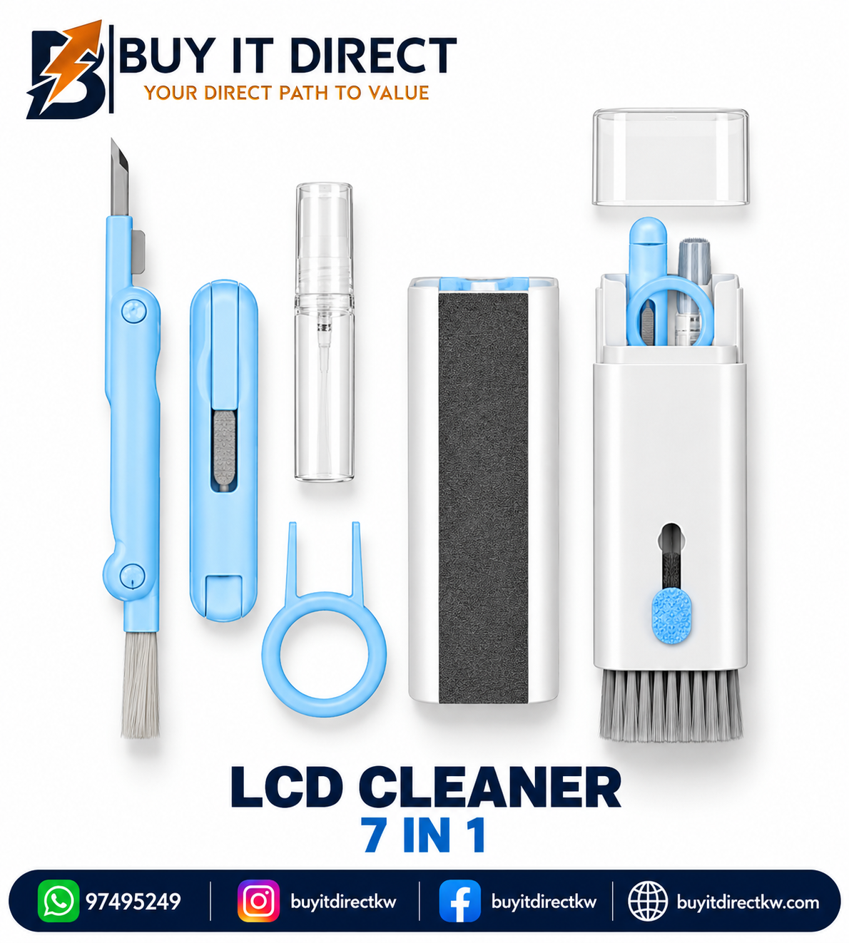 LCD Cleaner 7 in 1