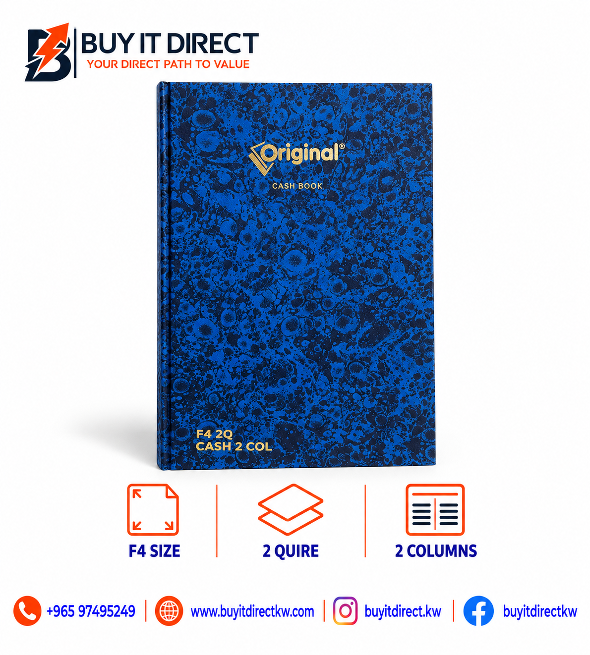 Cash Book F4 2Q 2 Columns