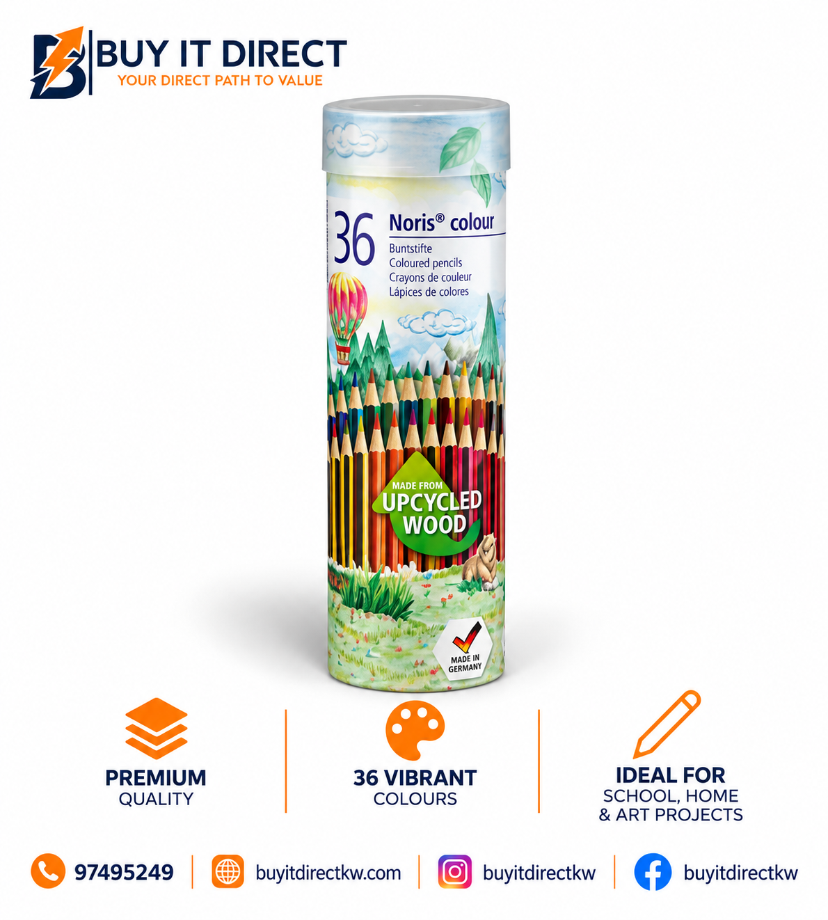 STAEDTLER Noris Coloured Pencils 36 Colours