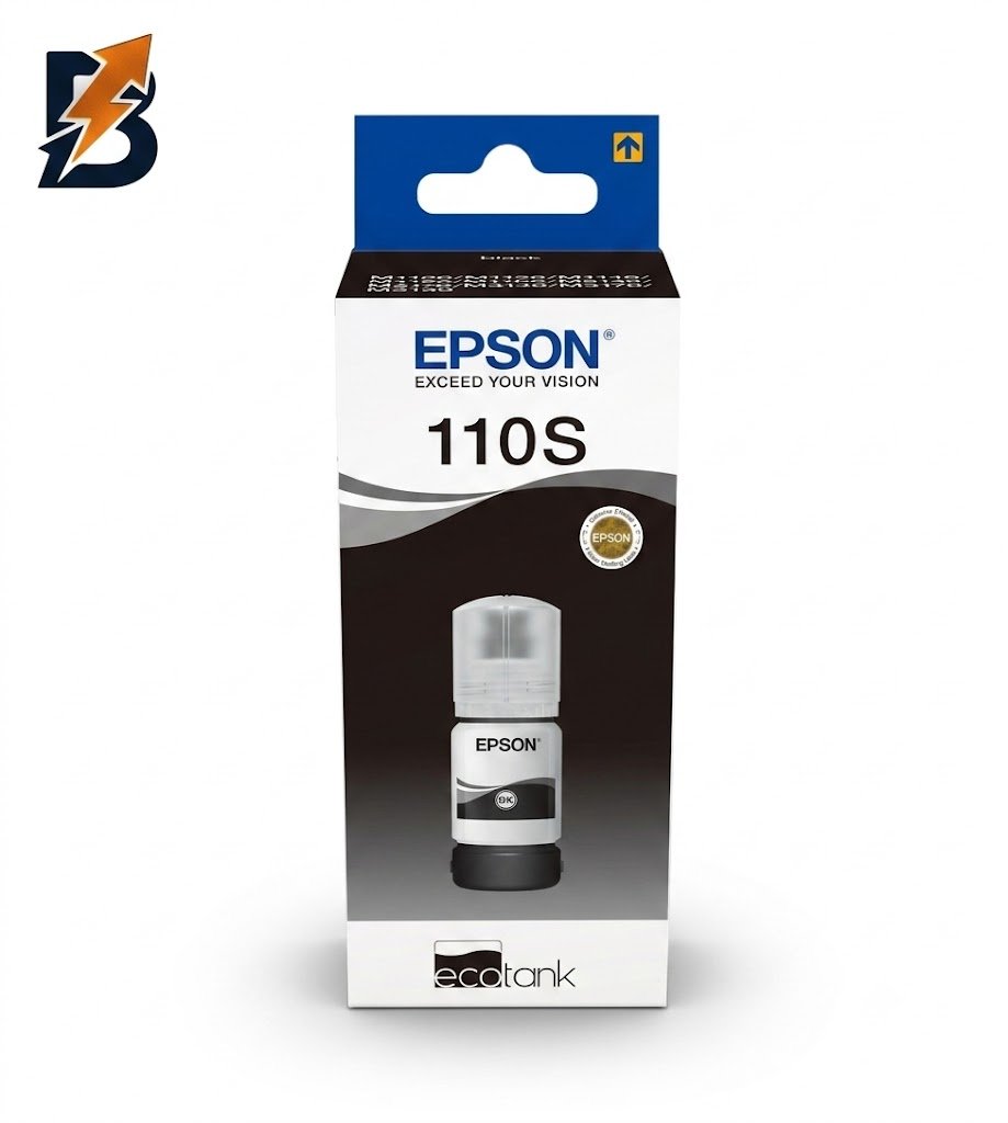 1 × عبوة حبر Epson 110S EcoTank Pigment Black سعة 40 مل