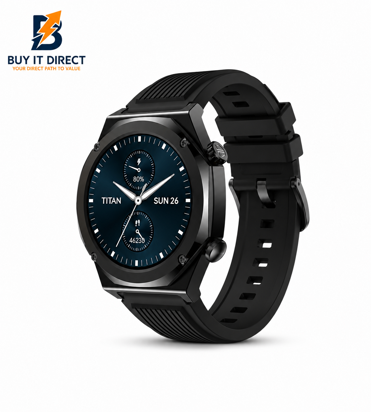 Titan Maestro Premium Metal Smartwatch Black