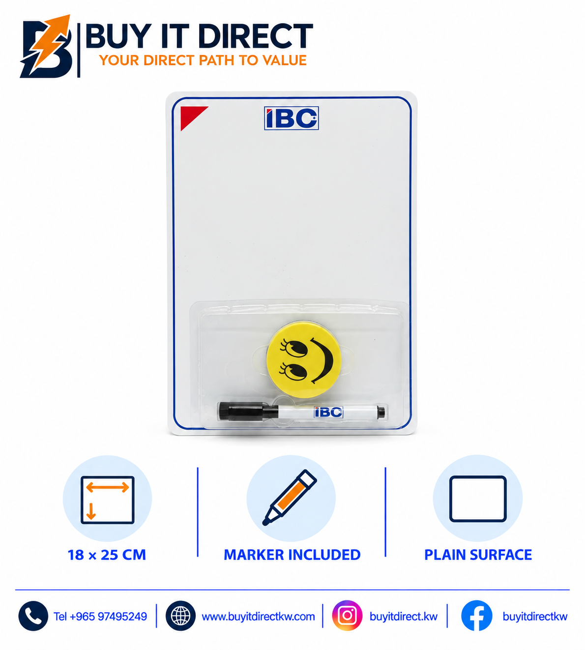 Whiteboard Sheet 18 x 25 cm