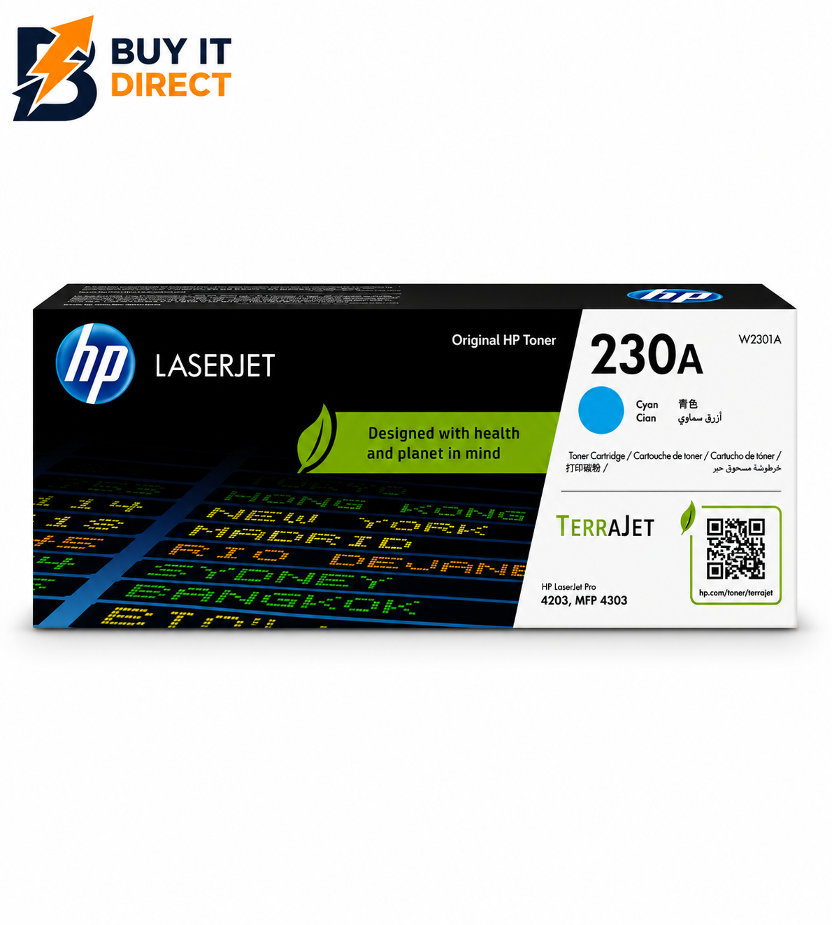 HP 230A خرطوشة تونر – 1,800 Pages / سماوي Color / خرطوشة تونر