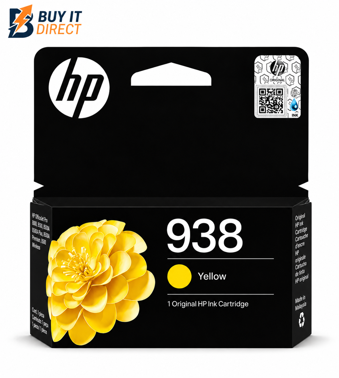 HP 938 Yellow Ink Cartridge