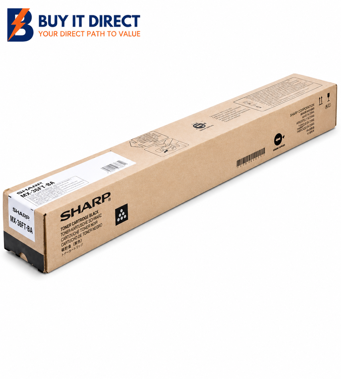 Sharp Toner Cartridge Mx 36Ft B Black
