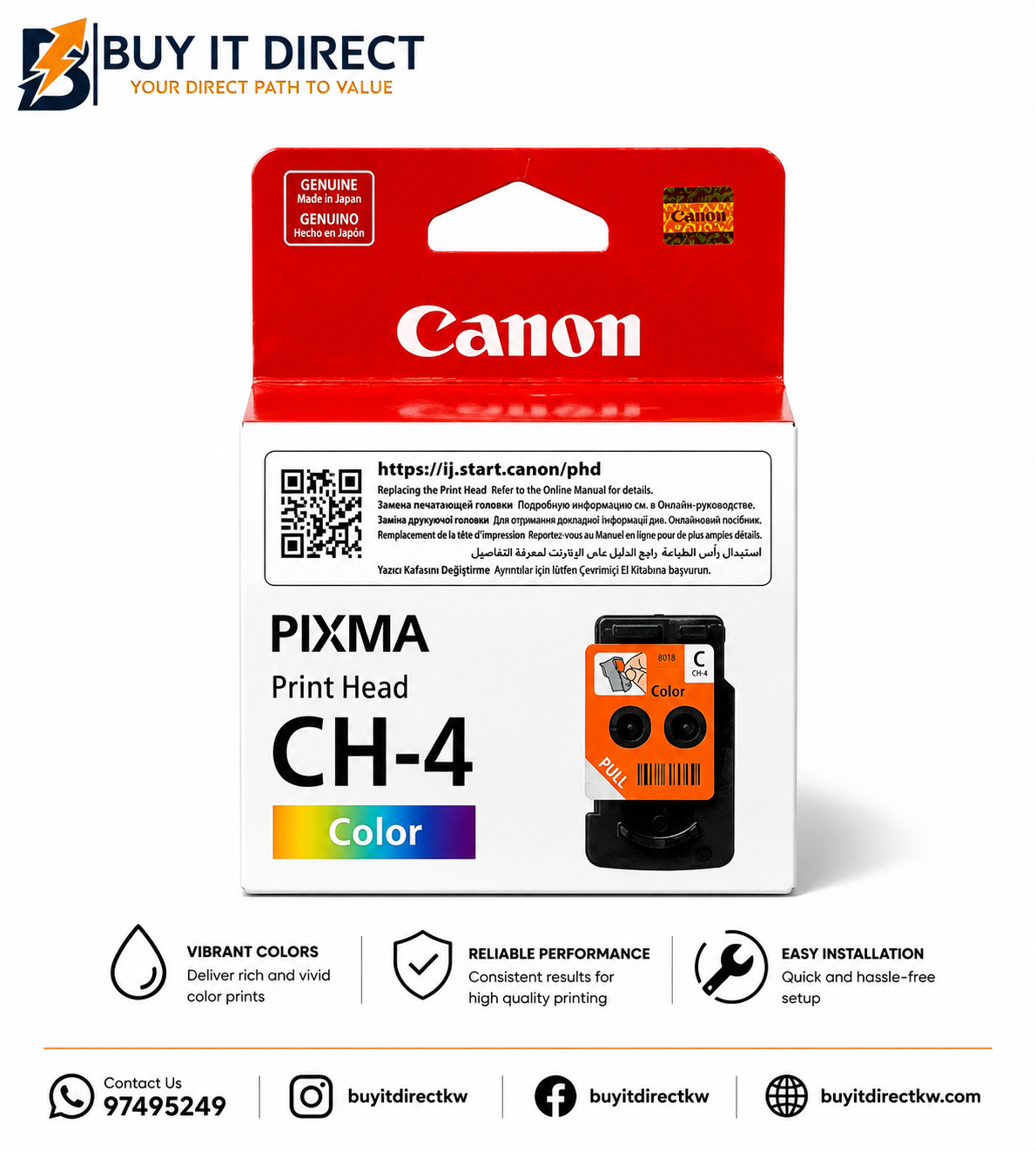 Canon Pixma CH4 Color Printhead