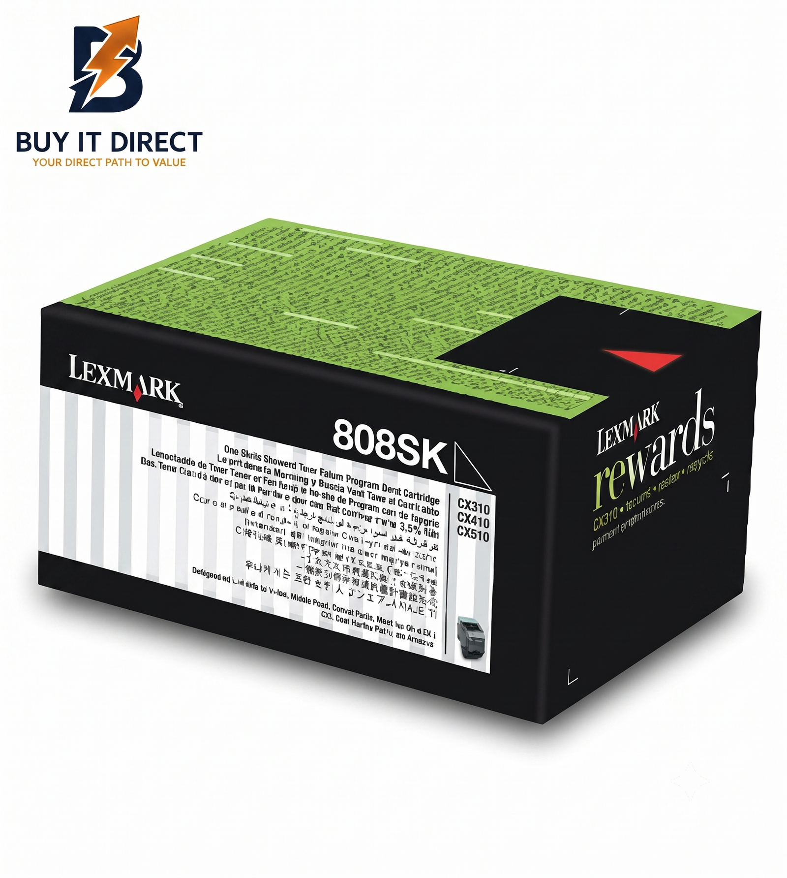 Lexmark 808Sk Black Toner Cartridge