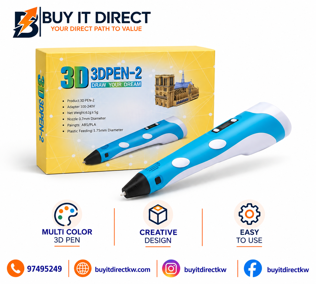 3D Pen 2 Draw Your Dream