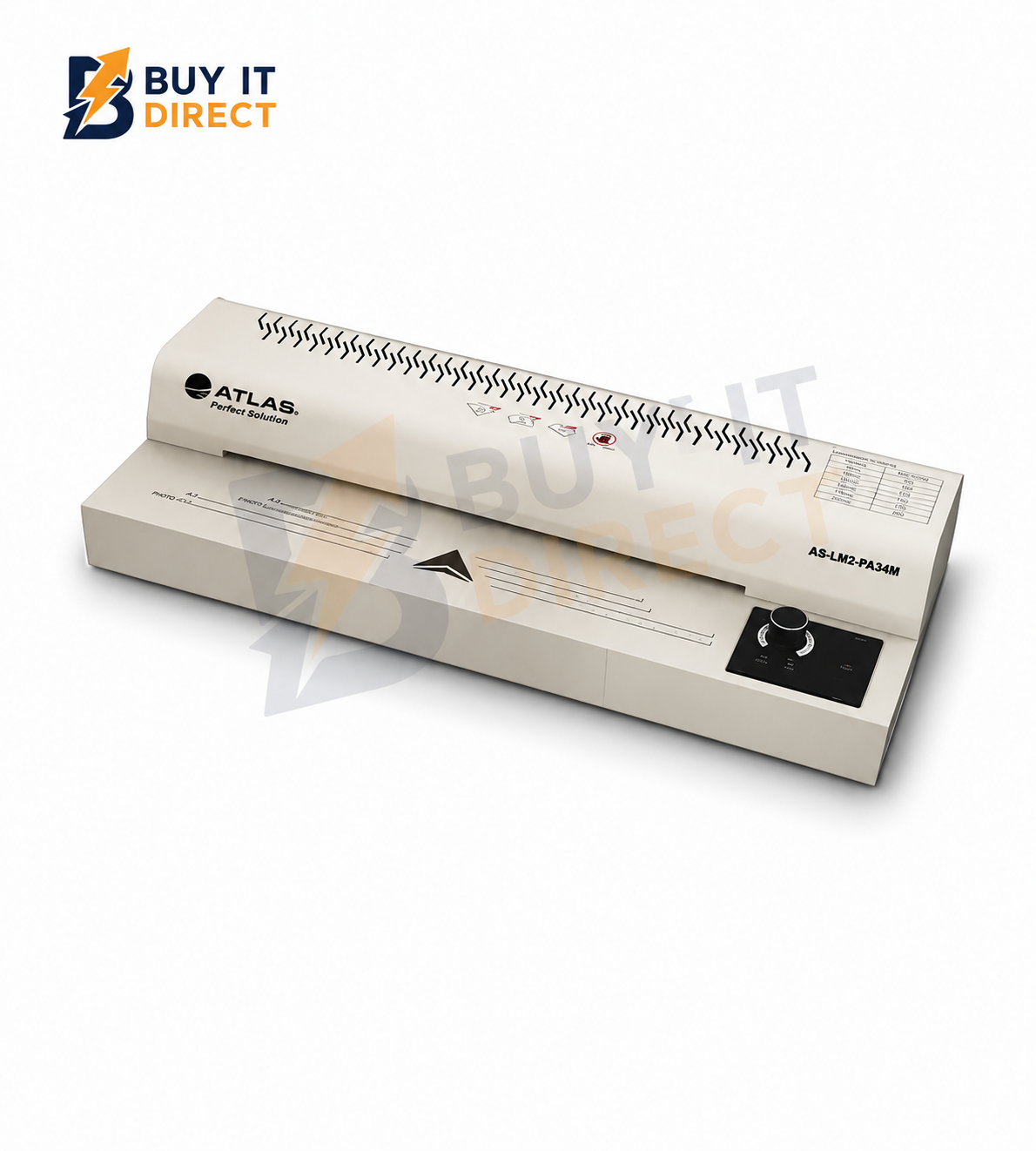 Atlas Laminating Machine A3 AS-LM2-PA34M | 4 Roller Office Laminator