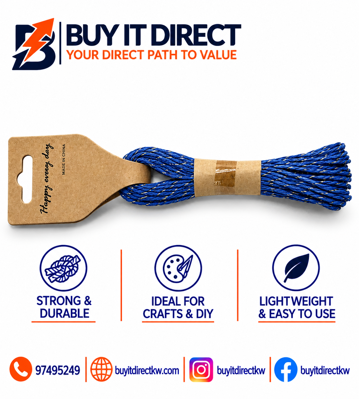 Small Dark Blue Rope