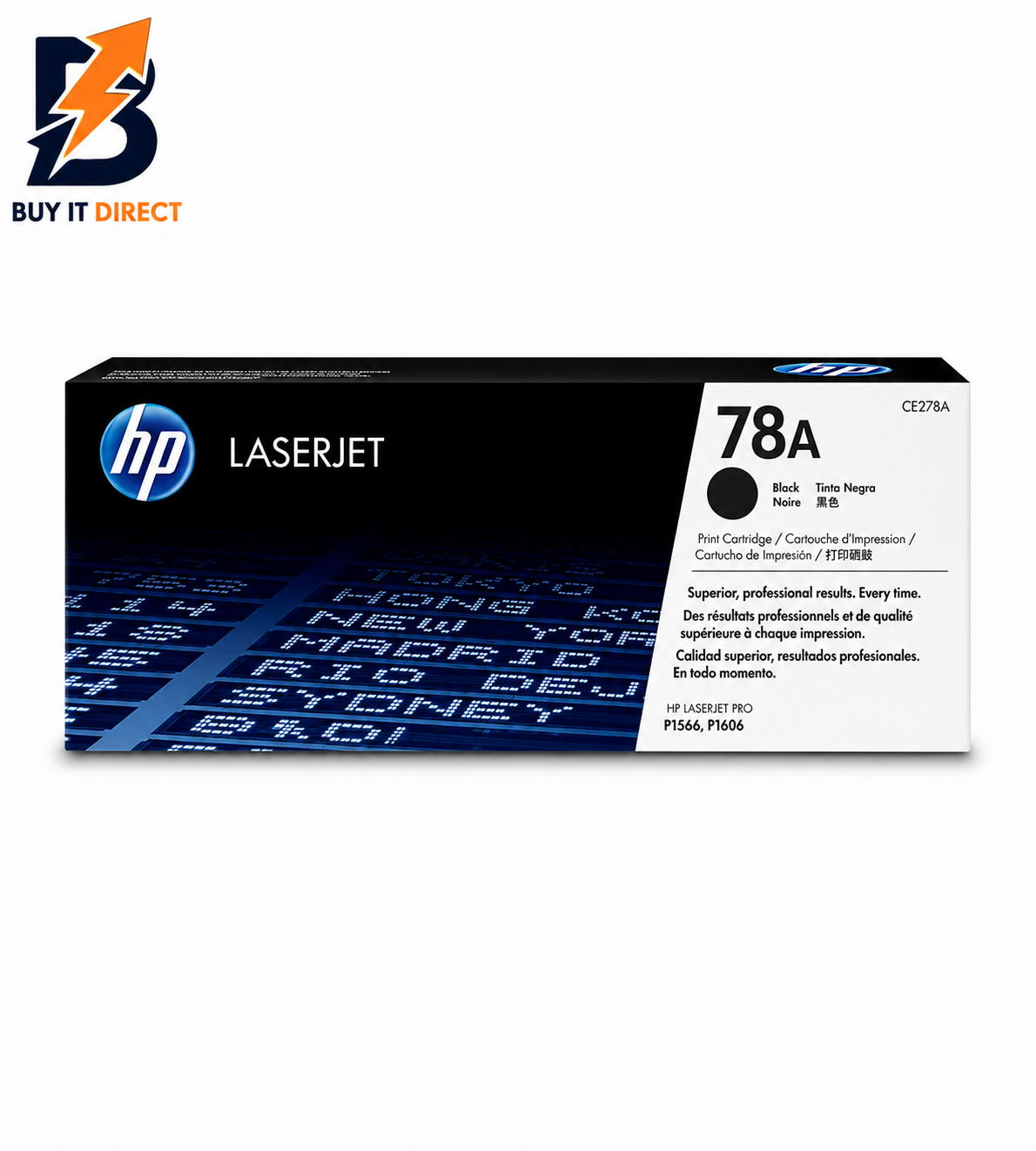HP 78A Black Color – 2.1K Pages / Black Color / Toner Cartridge