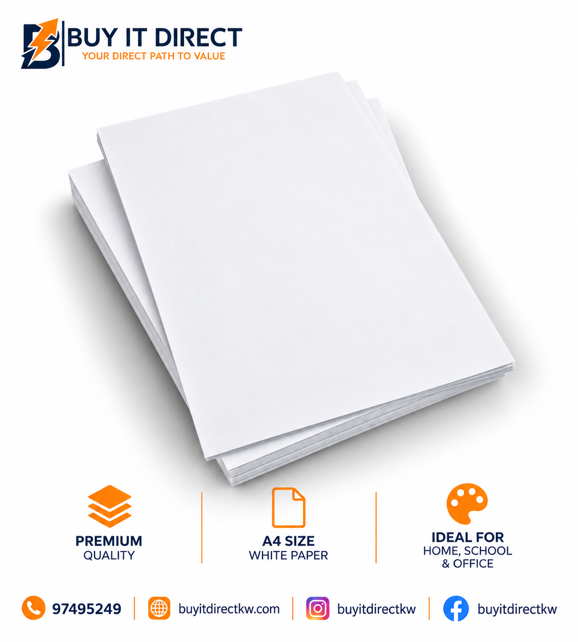 Color Paper A4 – Cream | 20 Sheets