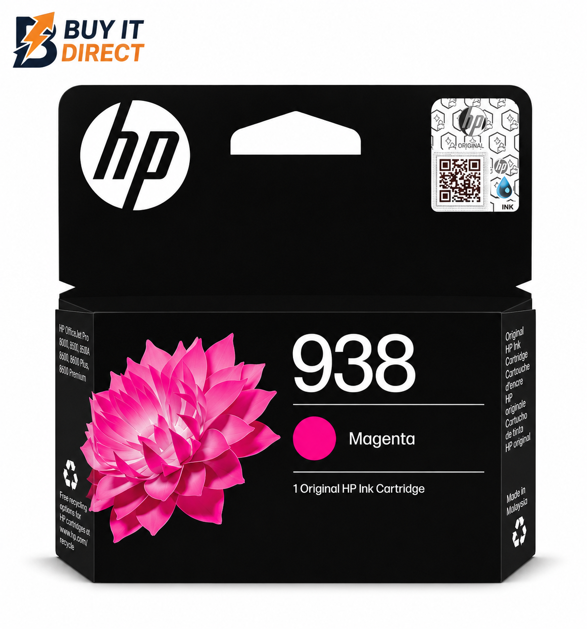HP 938 Magenta Ink Cartridge