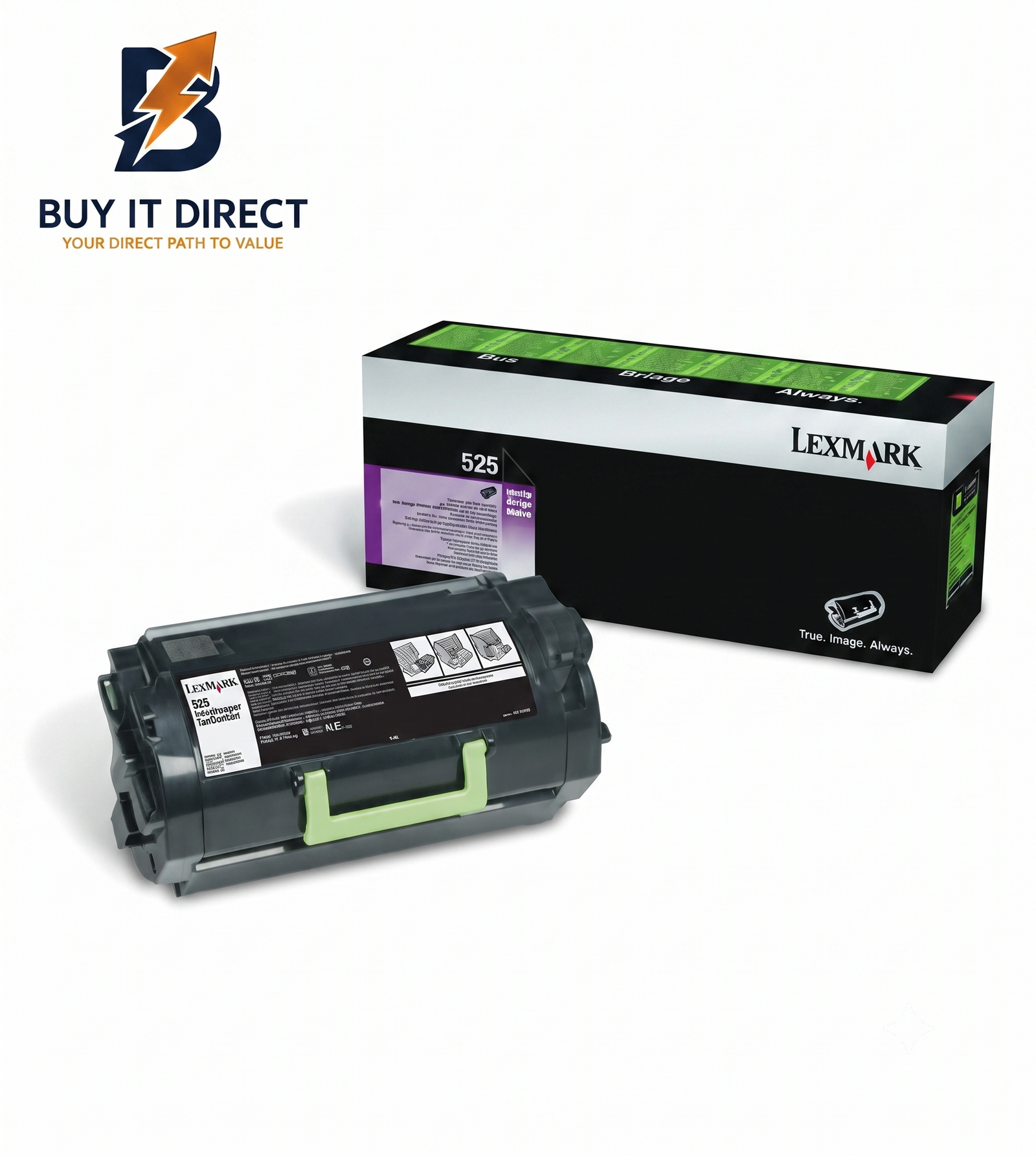 Lexmark 525 Black Toner
