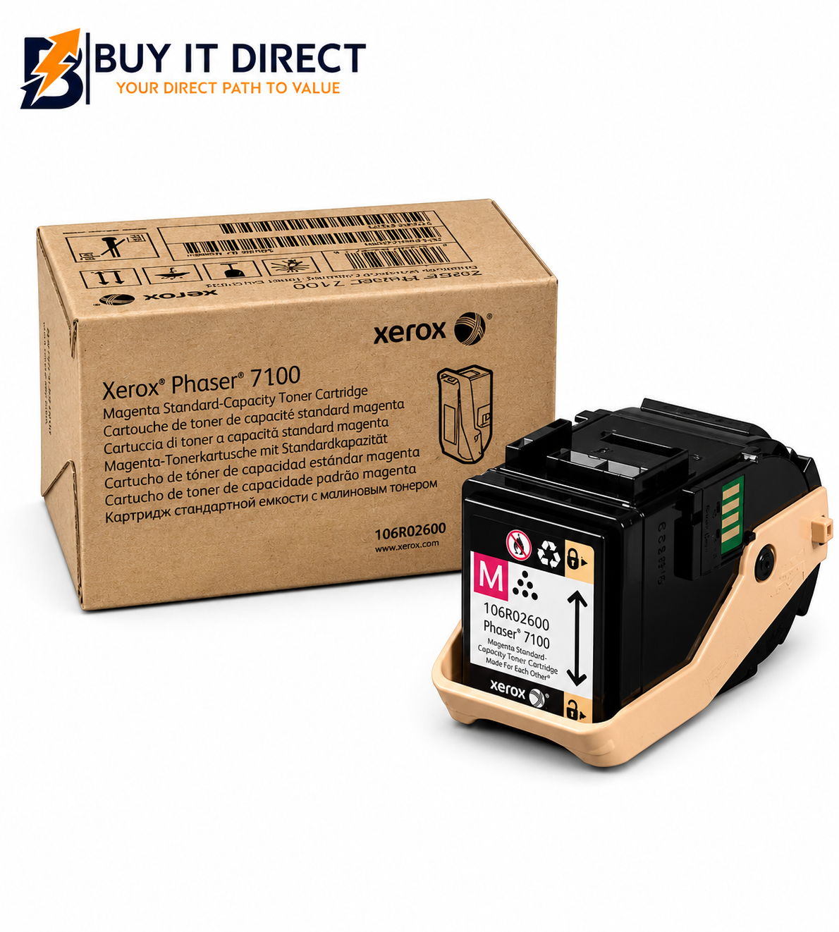  Xerox Phaser 7100 Magenta Toner Cartridge (106R02607