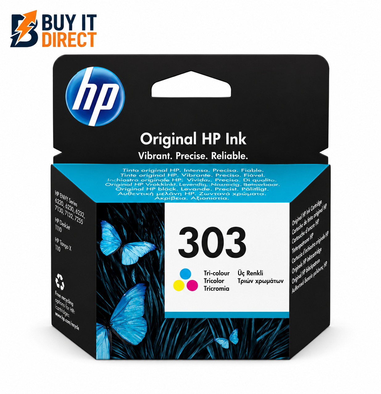HP 303 ثلاثي الألوان