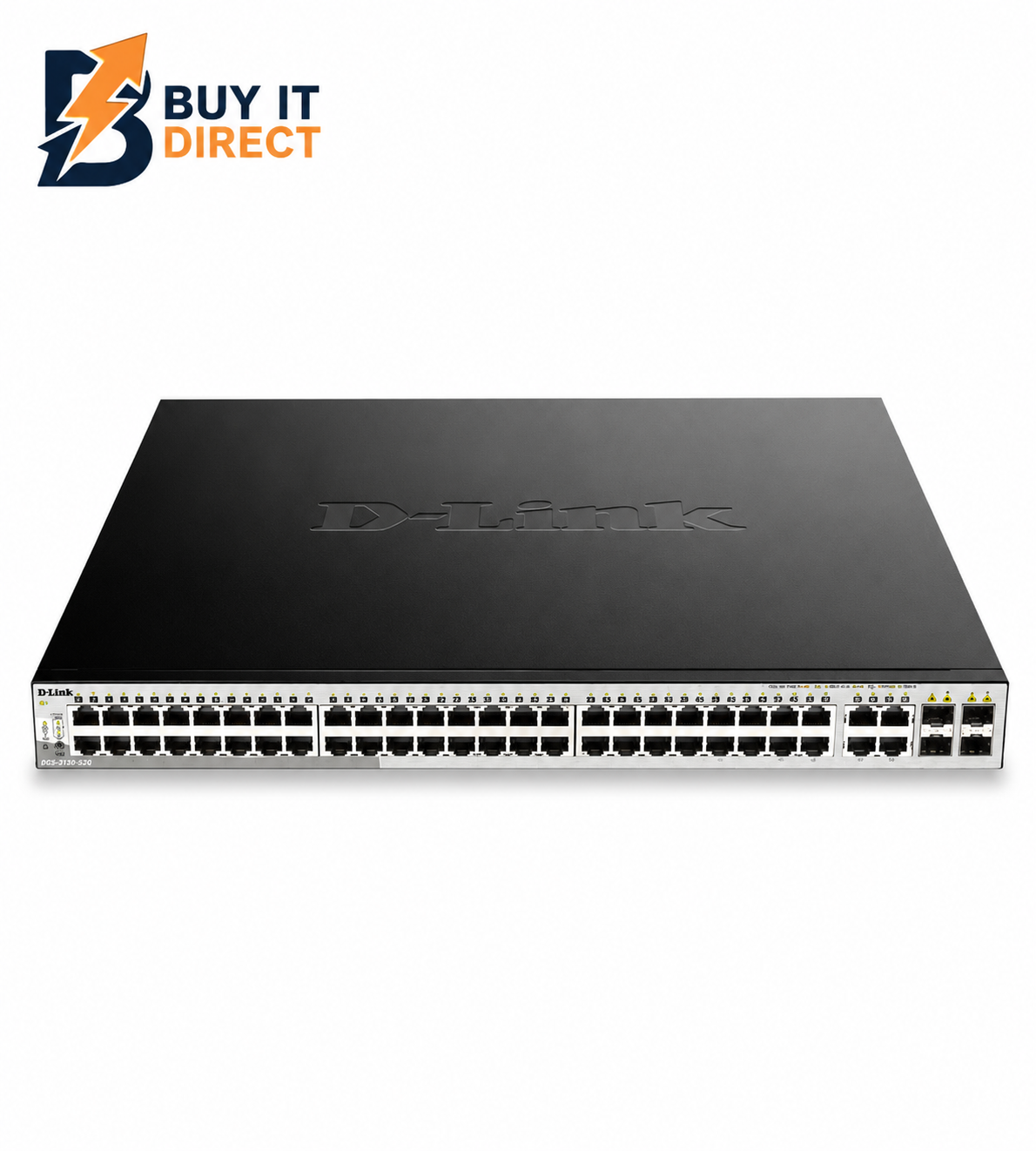 مبدل D-Link (DGS-1210-52MP) بـ52 منفذًا Gigabit بتقنية PoE