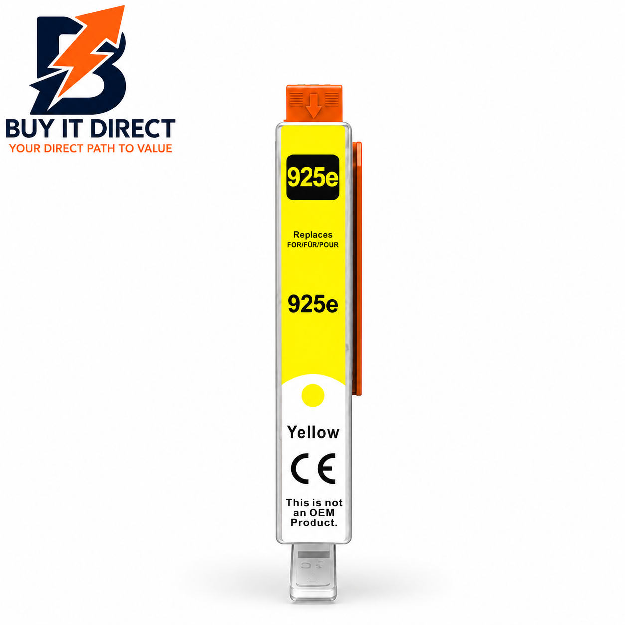 Premium 925e Yellow Compatible Ink Cartridge for HP Printers