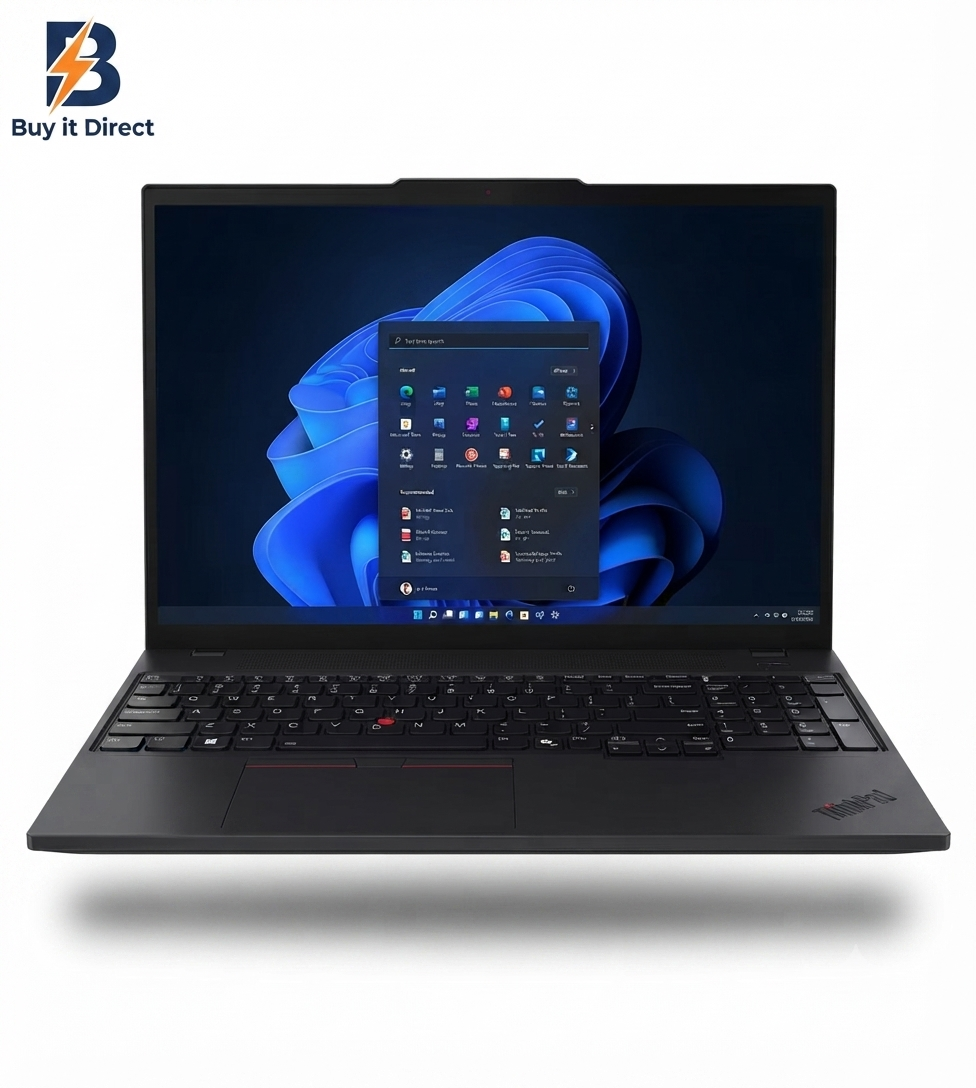لابتوب Lenovo ThinkPad T16 Gen 4 (فئة Copilot+ PC) - شاشة 16.0 بوصة WUXGA / معالج Ultra 7 258V / ذاكرة 32 جيجابايت / تخزين 512 جيجابايت / نظام Windows 11 Pro / ضمان 3 سنوات / لوحة مفاتيح عربي-إنجليزي / لون أسود