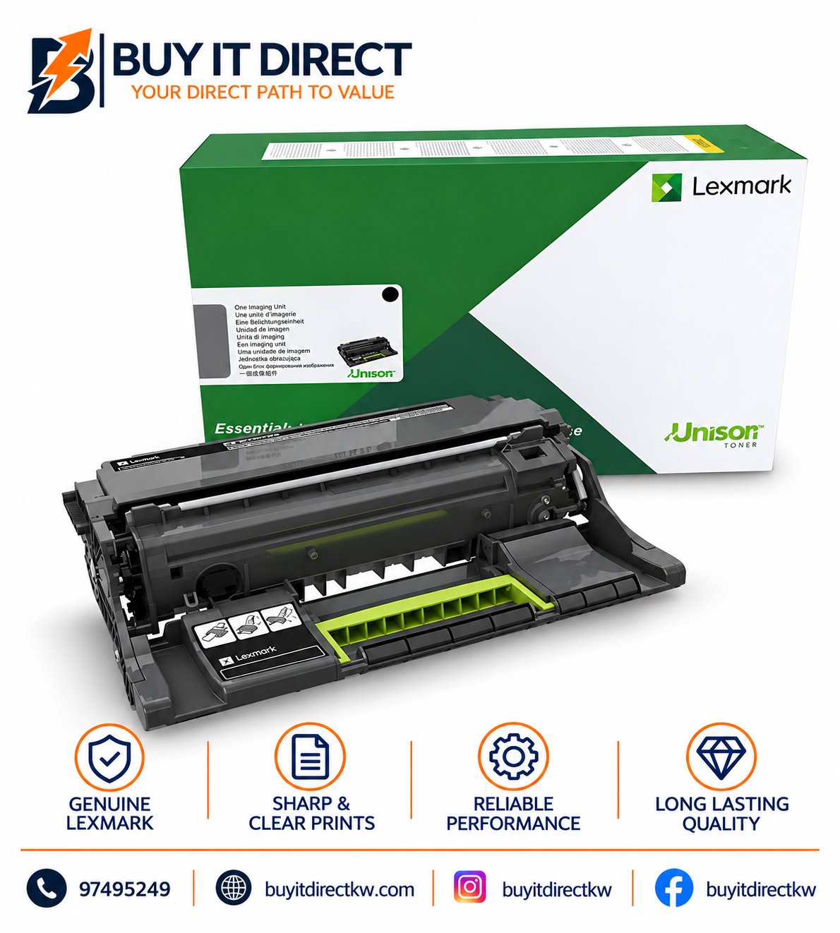 Lexmark 56F0Z00 Black Return Program Imaging Unit