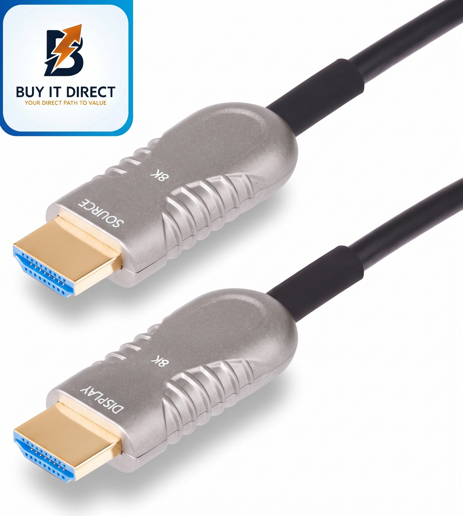 HDMI 2.1 8K Fiber Optical AOC Cable 4K 240Hz – 15m