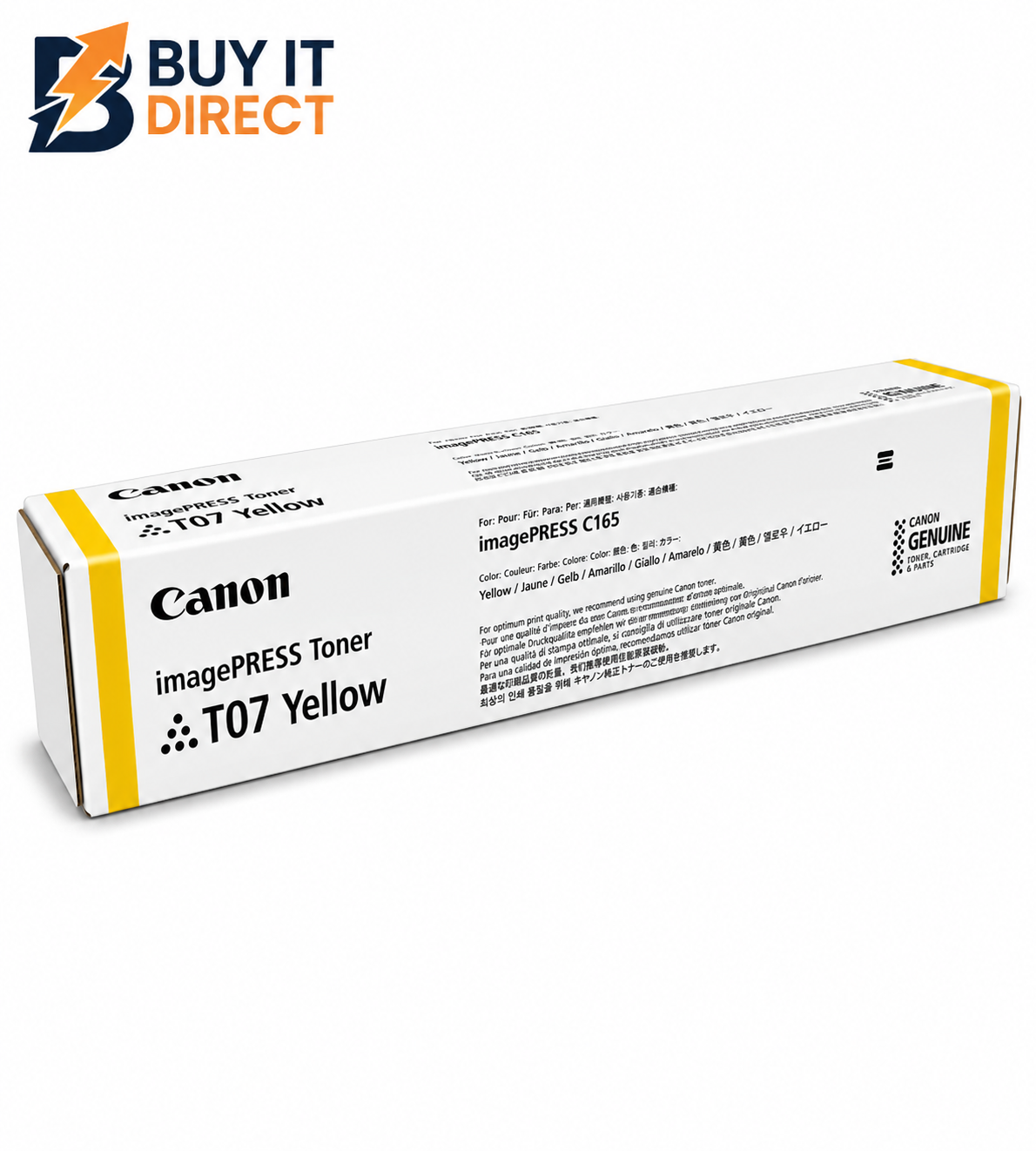 خرطوشة تونر Canon T07 الأصلية - أصفر