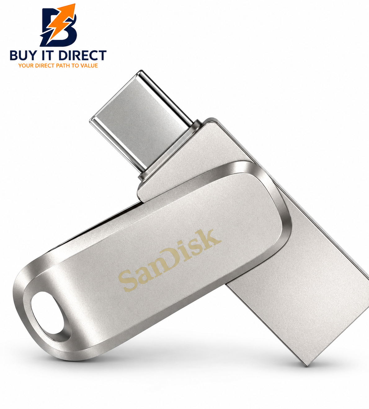 SanDisk Ultra Dual Drive Luxe USB Type C 512GB USB 3.2 Gen 1 Up to 400MBs