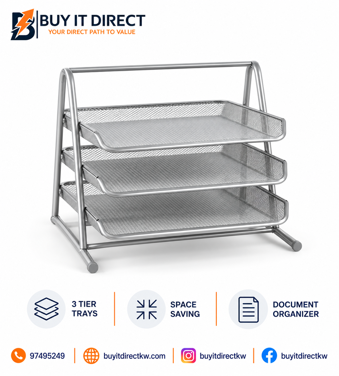 3 Tier Document Tray