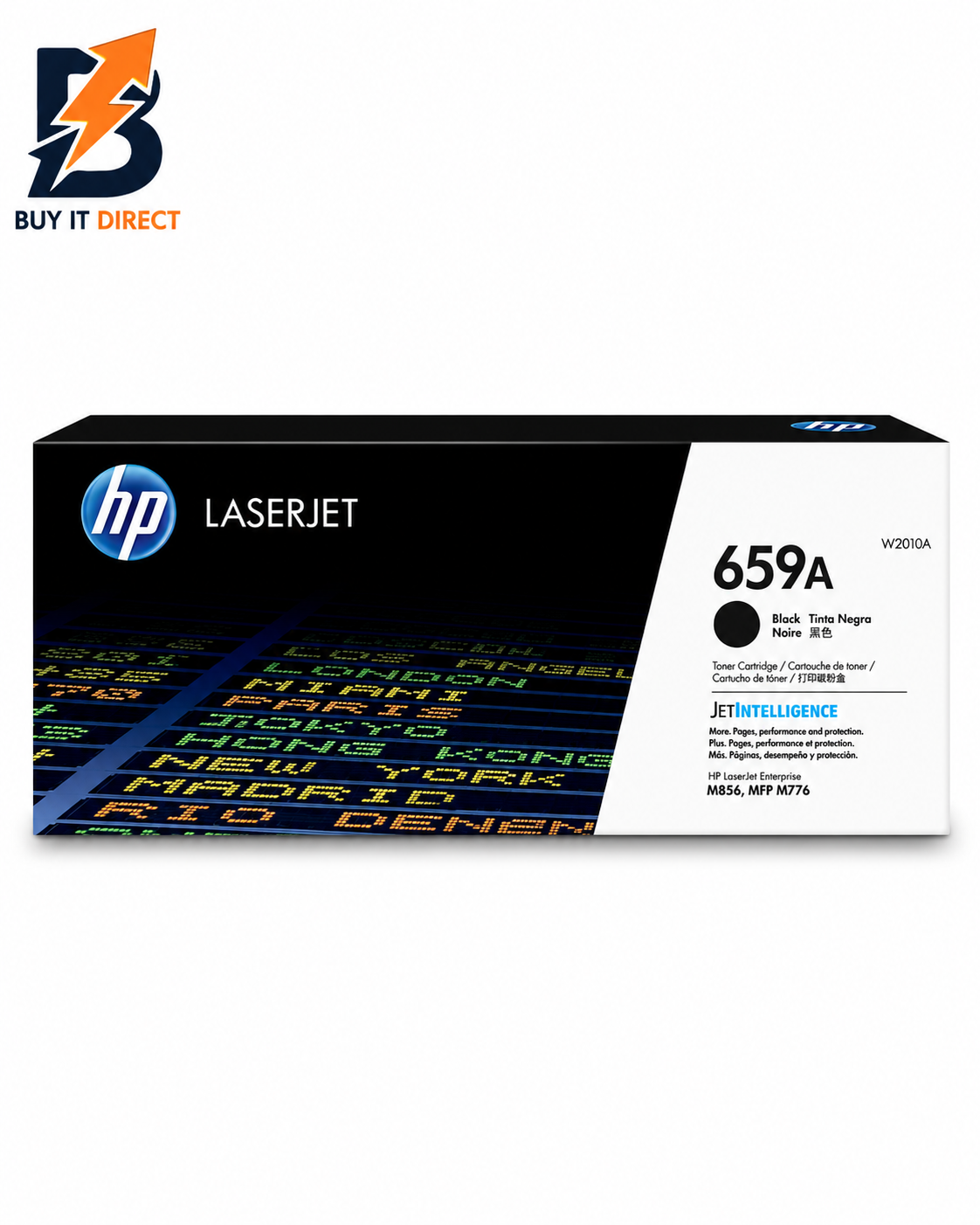 HP 659A Black Toner Cartridge – 16K Pages / Black Color / Toner Cartridge – (W2010A)