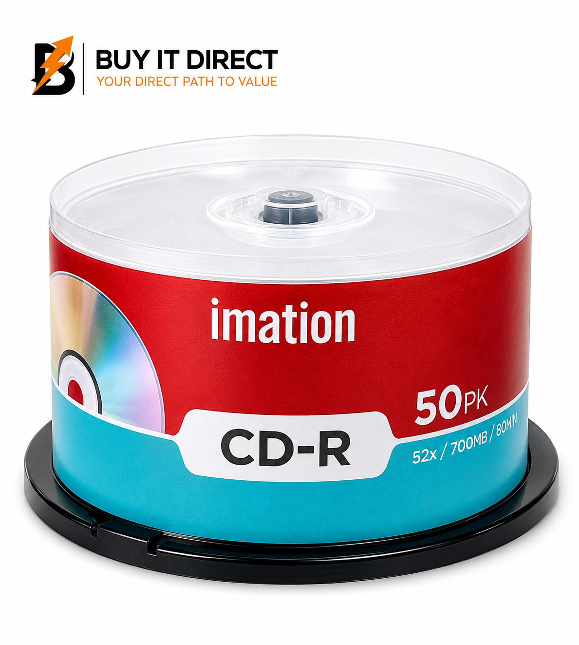 Imation CD R 700MB Blank Discs Pack of 50