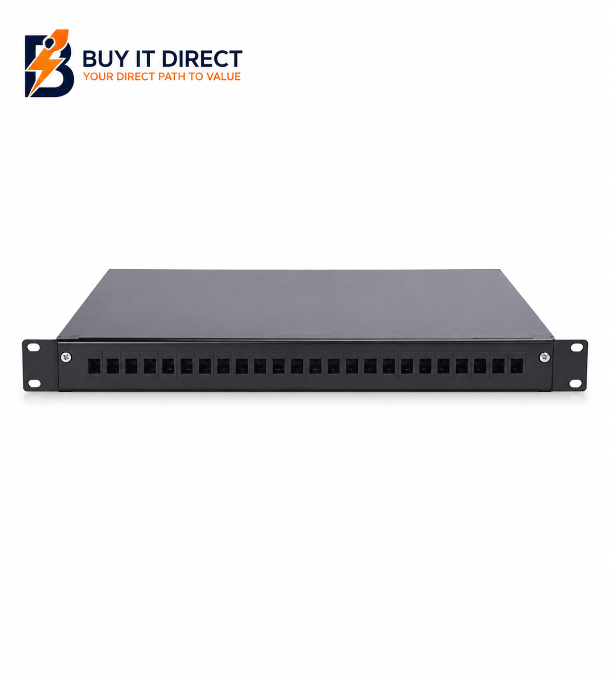Fiber Patch Panel Rackmount Lc 24 Port Kuwes