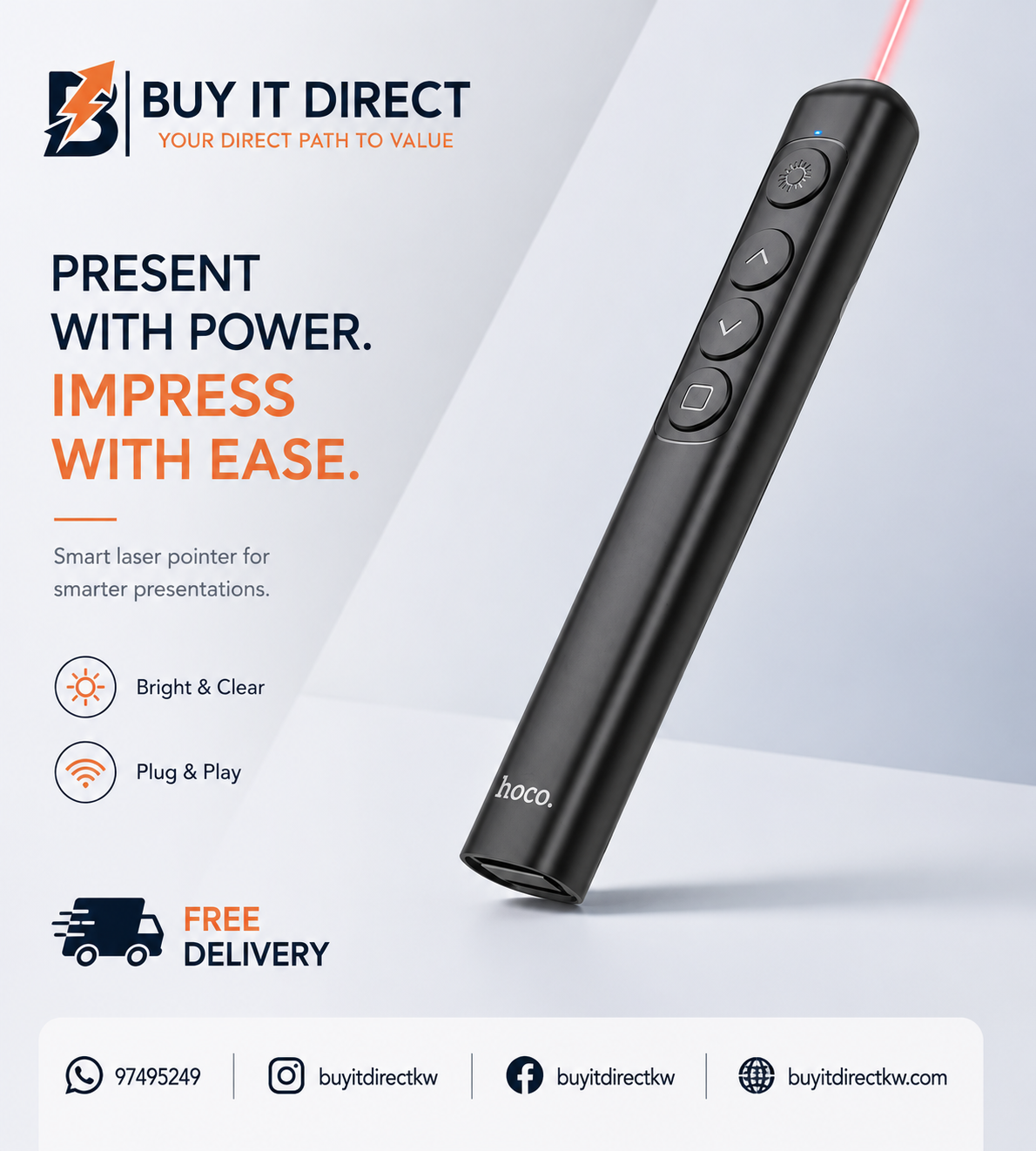 مؤشر ليزر GM200 Smart بتقنية 2.4G وبلوتوث