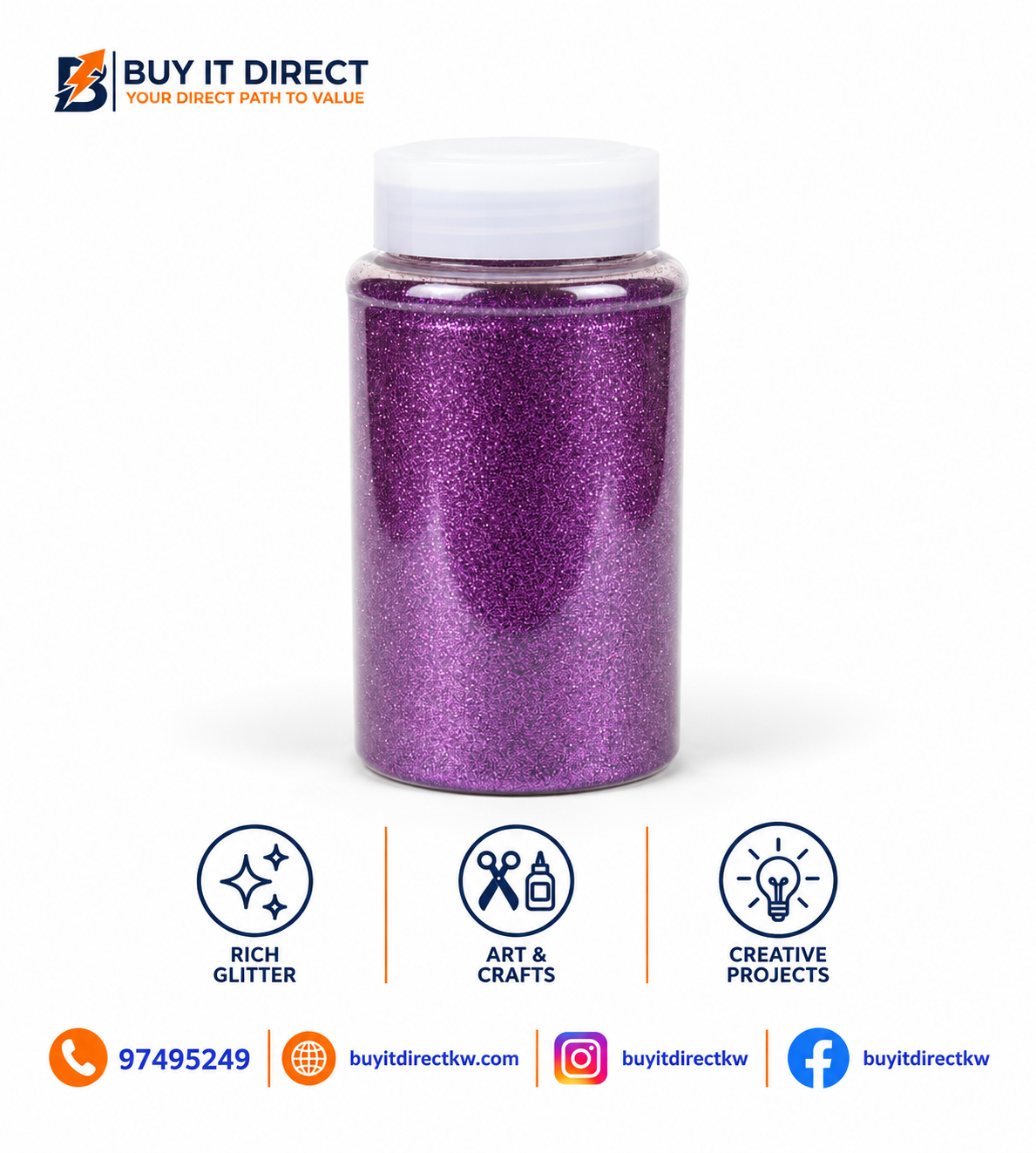 Glitter Purple