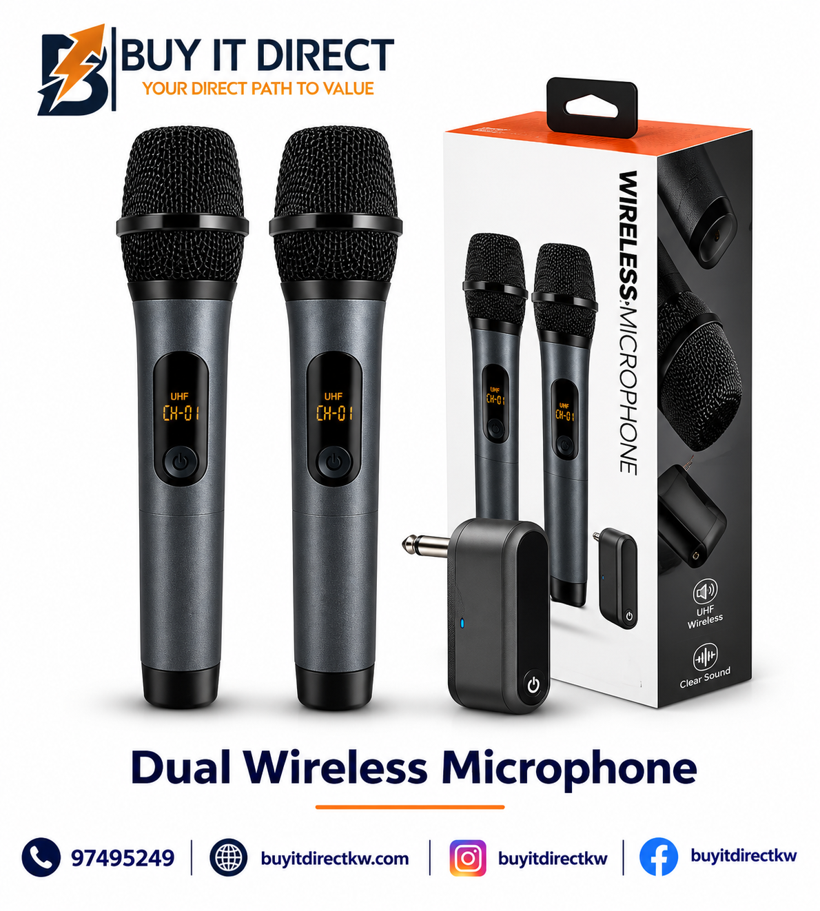 Dual Wireless Microphone