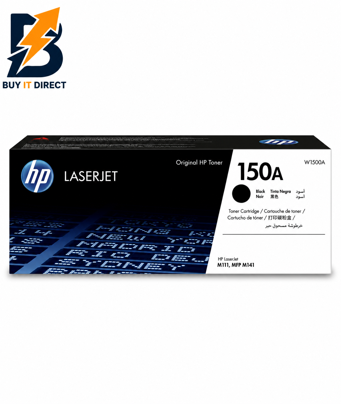 HP 150A Black Color – 975 Pages / Black Color / Toner Cartridge – (W1500A)