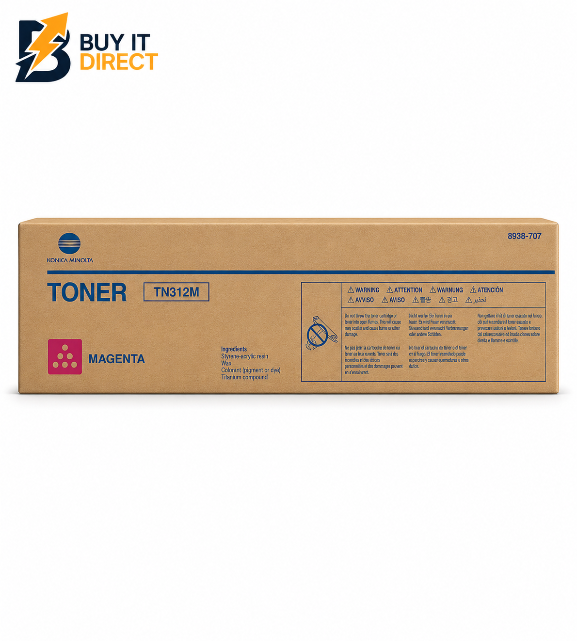 خرطوشة تونر Konica Minolta TN-312K السوداء