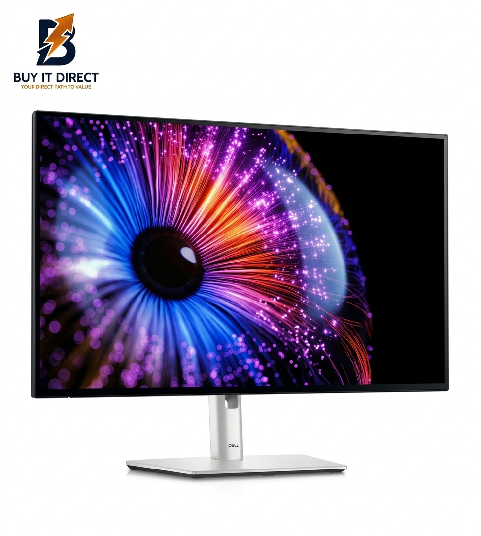 شاشة Dell UltraSharp 27 (U2724DE) Thunderbolt Hub - 27 بوصة QHD / 5 مللي ثانية / 120 هرتز / HDMI 2.1 / DisplayPort 1.4 / USB-C / USB-A / LAN