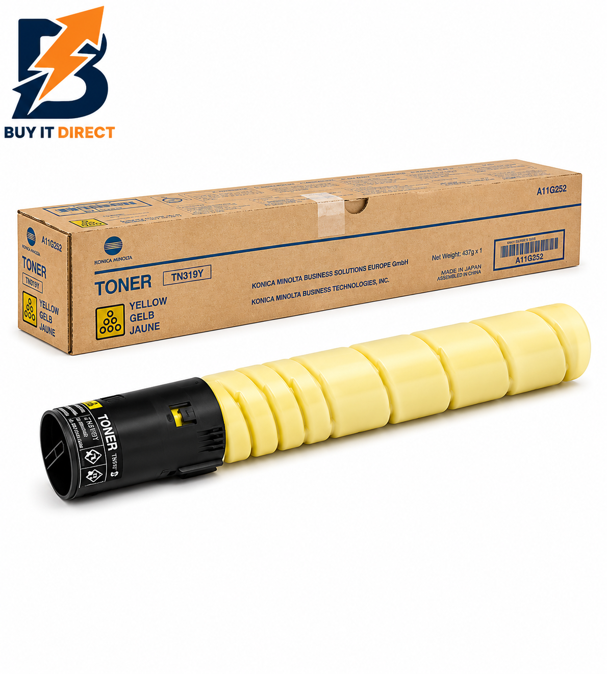 Konica Minolta Tn-319 Yellow Toner Cartridge