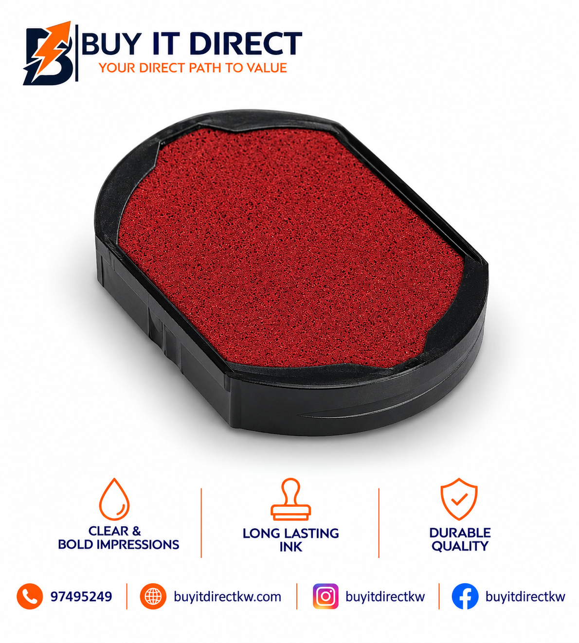Trodat Ink Pad 6 46025 Red