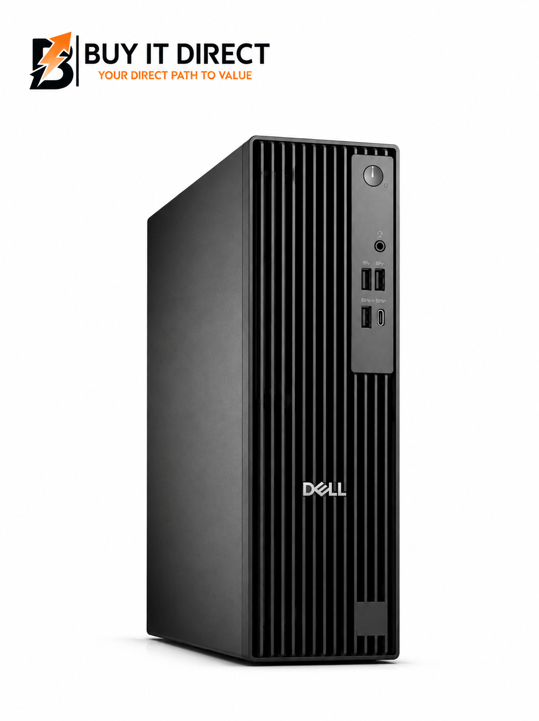 كمبيوتر مكتبي Dell Pro Slim QCS1250 بمعالج Intel Core i7 وذاكرة 16 جيجابايت وتخزين 1 تيرابايت NVMe SSD وضمان سنة