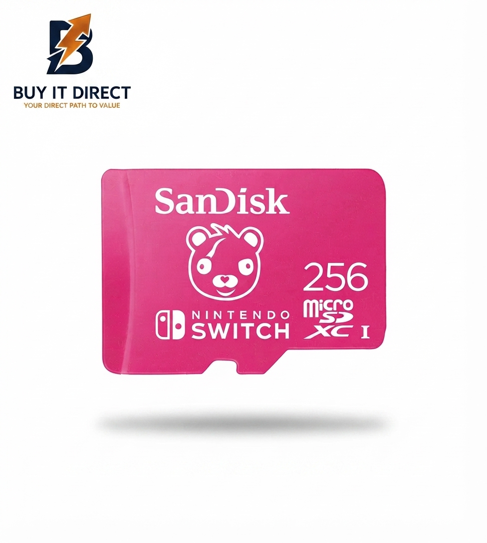 SanDisk 256GB MicroSDXC Memory Card Nintendo Switch Pink