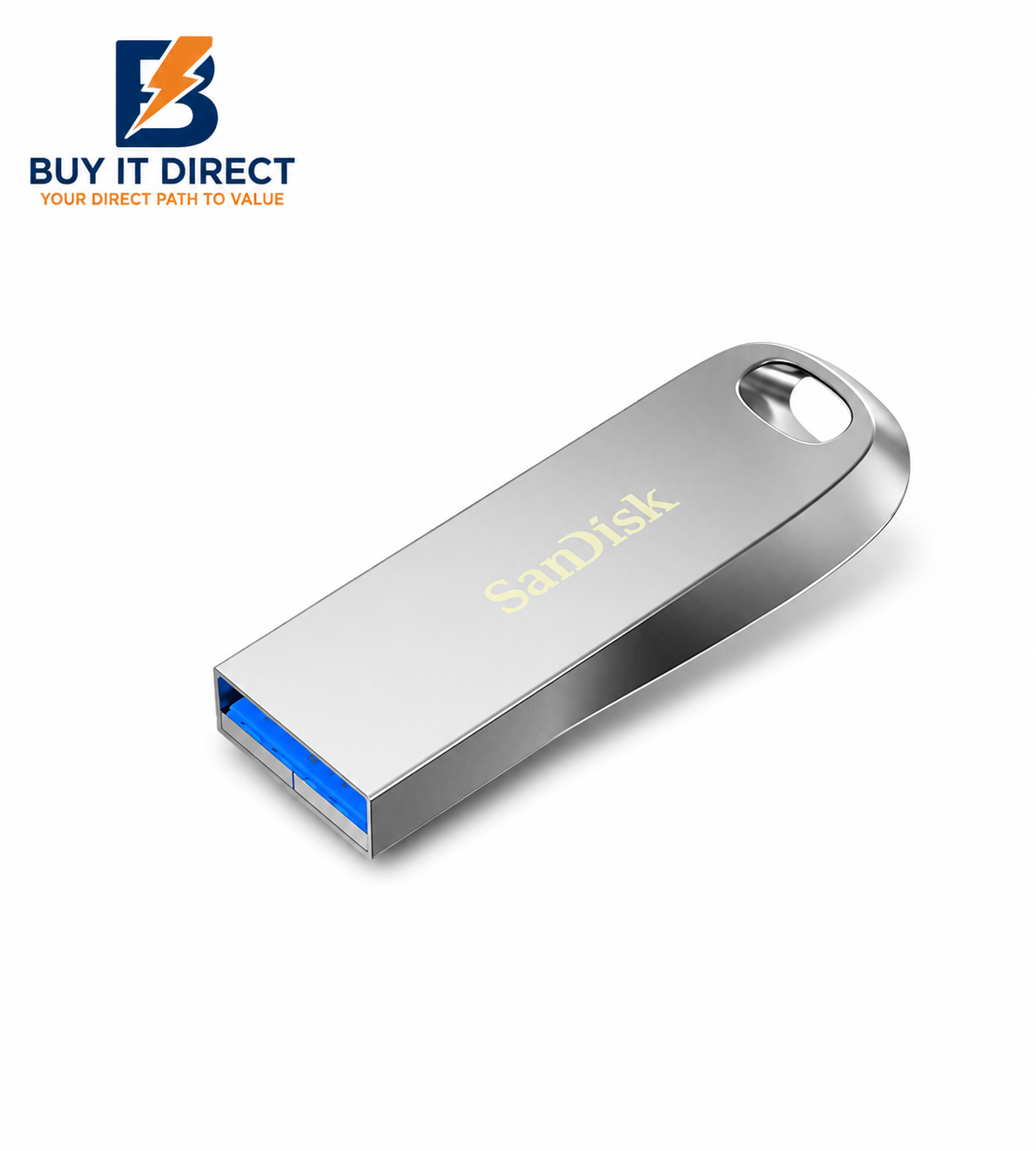 سانديسك ألترا لوكس فلاش درايف USB 3.2 Gen 1 سعة 256 جيجابايت بسرعة تصل إلى 400 ميجابايت في الثانية USB A هيكل معدني