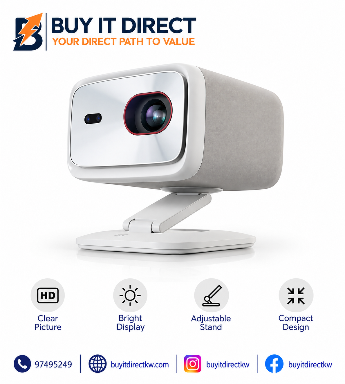 Lenovo Xiaoxin 100P Smart Projector White