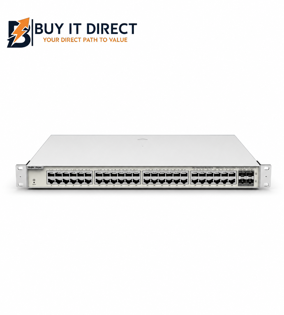 روجي RG NBS3200 48GT4XS P سويتش جيجابت 48 منفذ PoE بإدارة سحابية و 4 منافذ SFP Plus