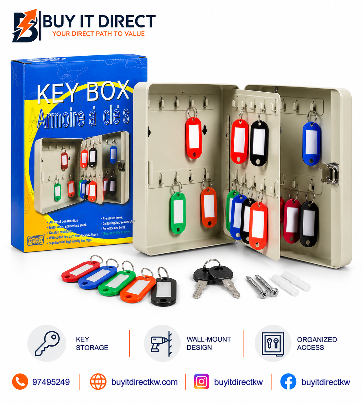 Steel Key Box