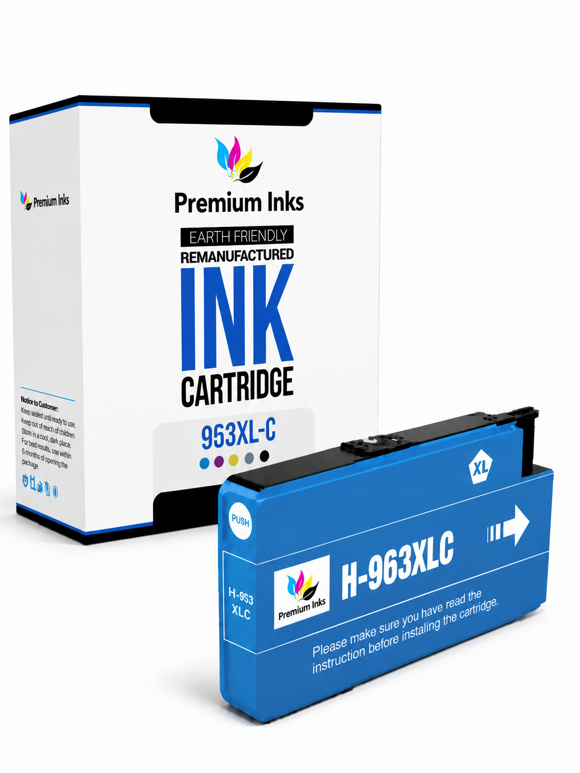 خرطوشة حبر Premium 963XL سماوي متوافقة لطابعات HP